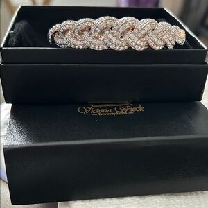 Victoria Wieck Silver and Gold Tone Bracelet